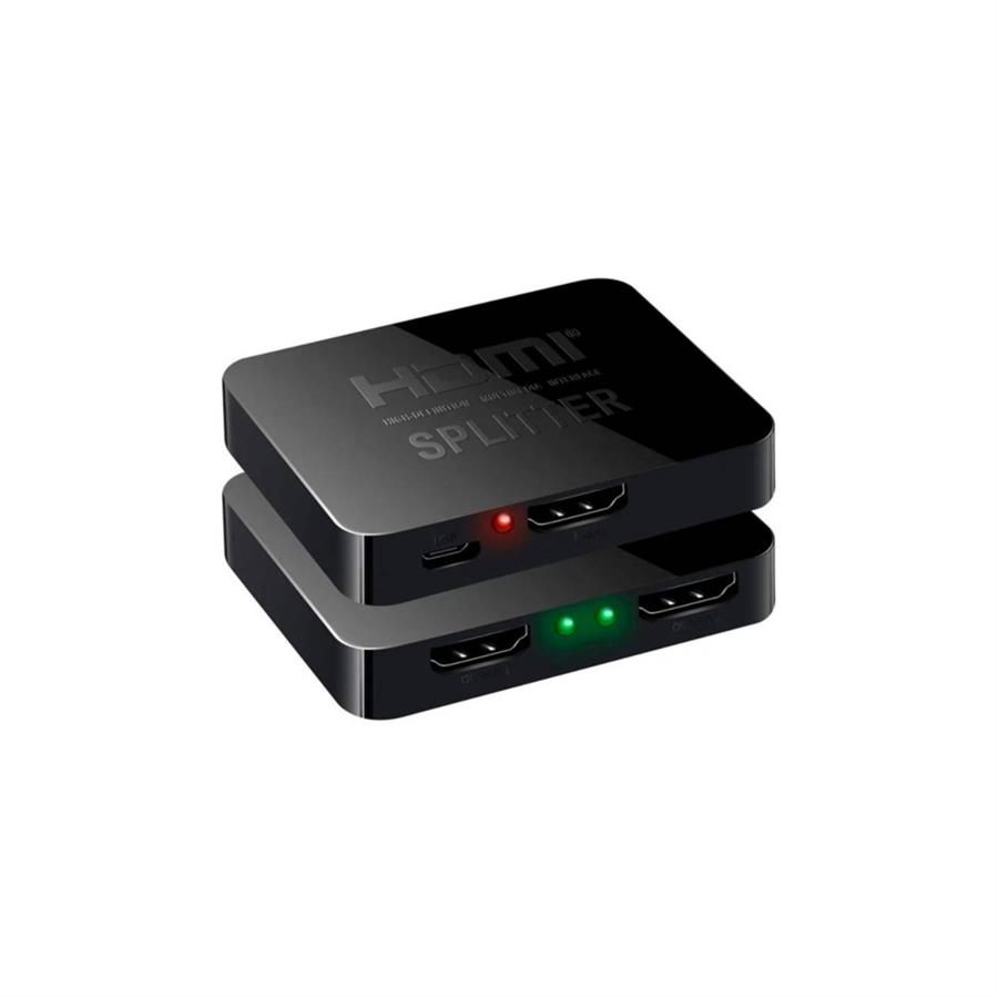Adaptador Video - Splitter 2 HDMI - Repartidor De Señal 1X2 - NM-HD6 - NETMAK