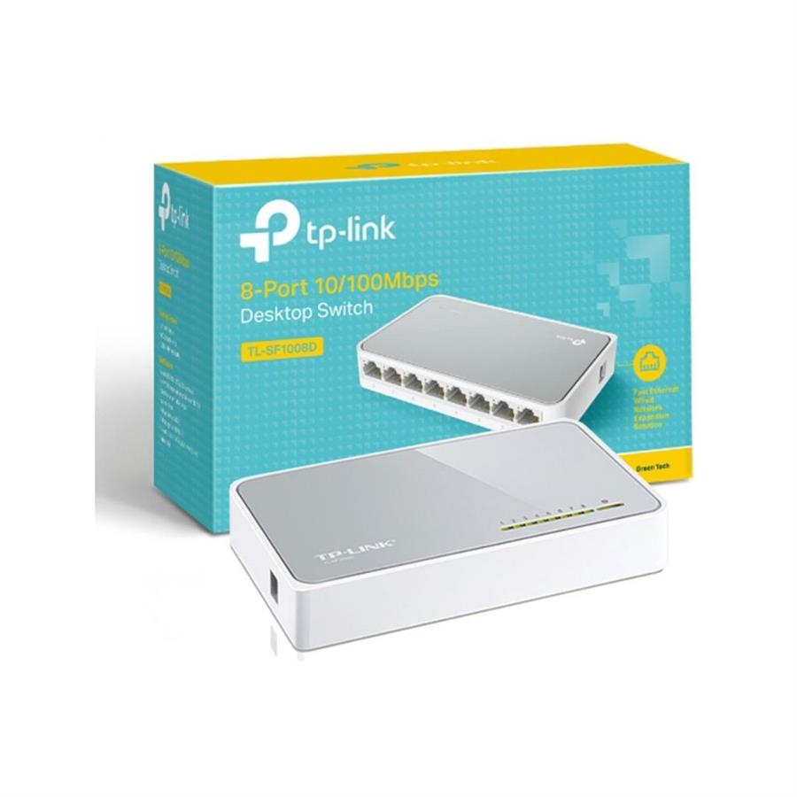 Switch - 10/100MBPS - Escritorio - 8 Puertos - TL-SF1008D - TP-LINK