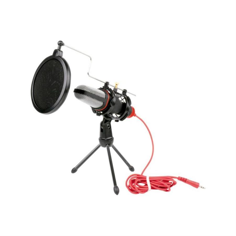 Microfono con base MIC-ST02 Streamer HI-FI Omnidireccional - NOGA NET