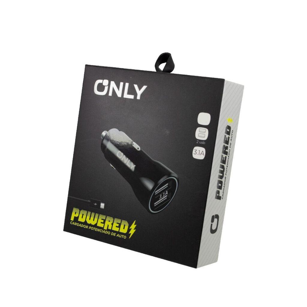 CARGADOR 12V POTENCIADO MOD 35 – ONLY – POWERED – V8 – NEGRO