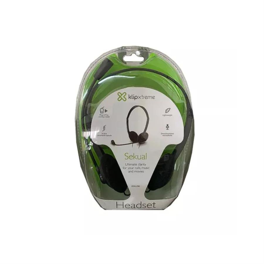 Auricular - HEADSET STEREO SEKUAL USB 2.0 - KLIPXTREME