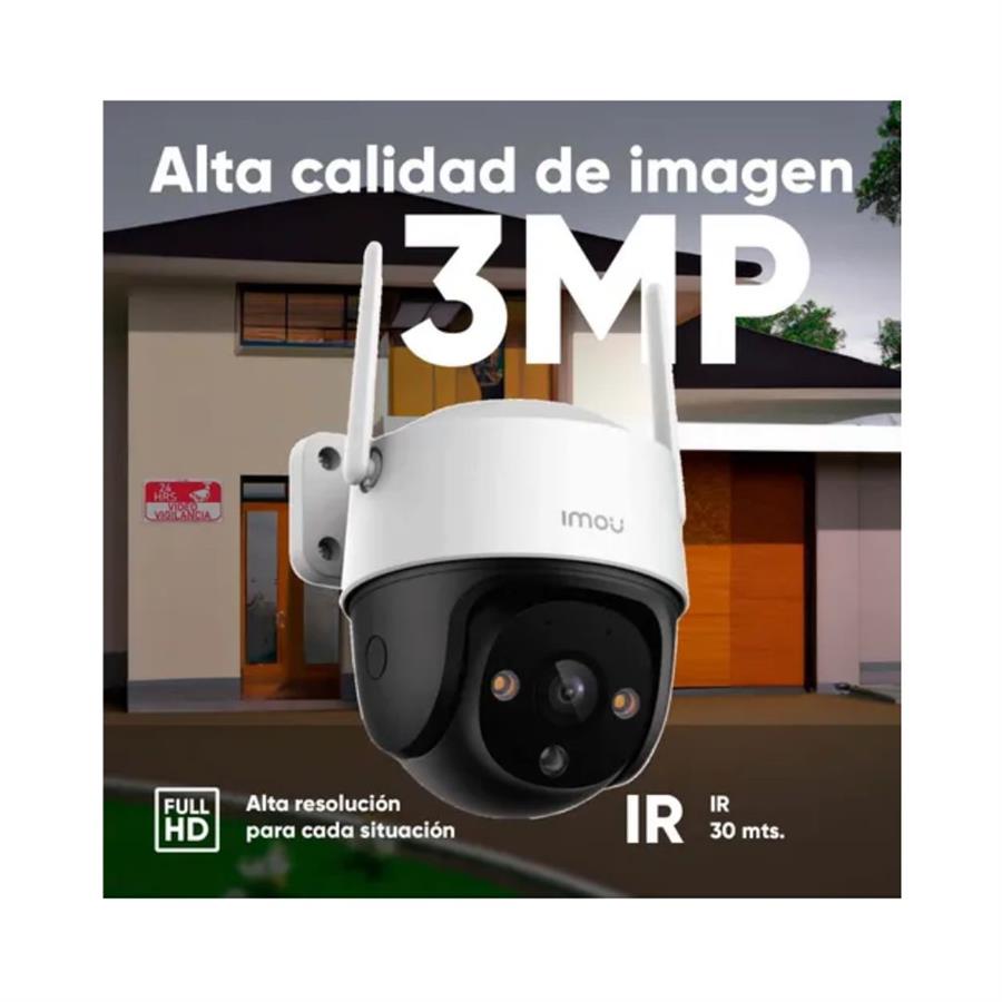 CAMARA IP IMOU CRUISER SE+ 3MP 3.6 IP66 IR30 FULL COLOR