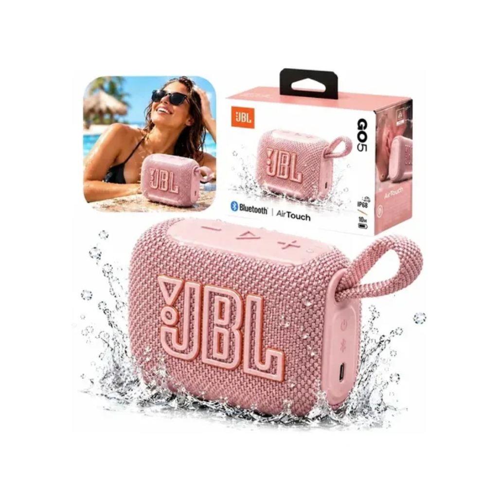Parlante JBL GO 5 - ORIGINAL - Blanco / Rosa