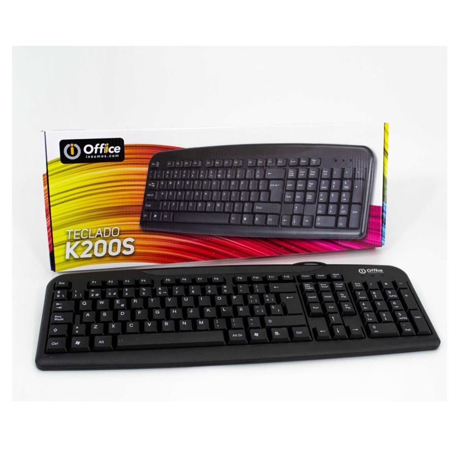 TECLADO USB OFF-K200S OFFICE