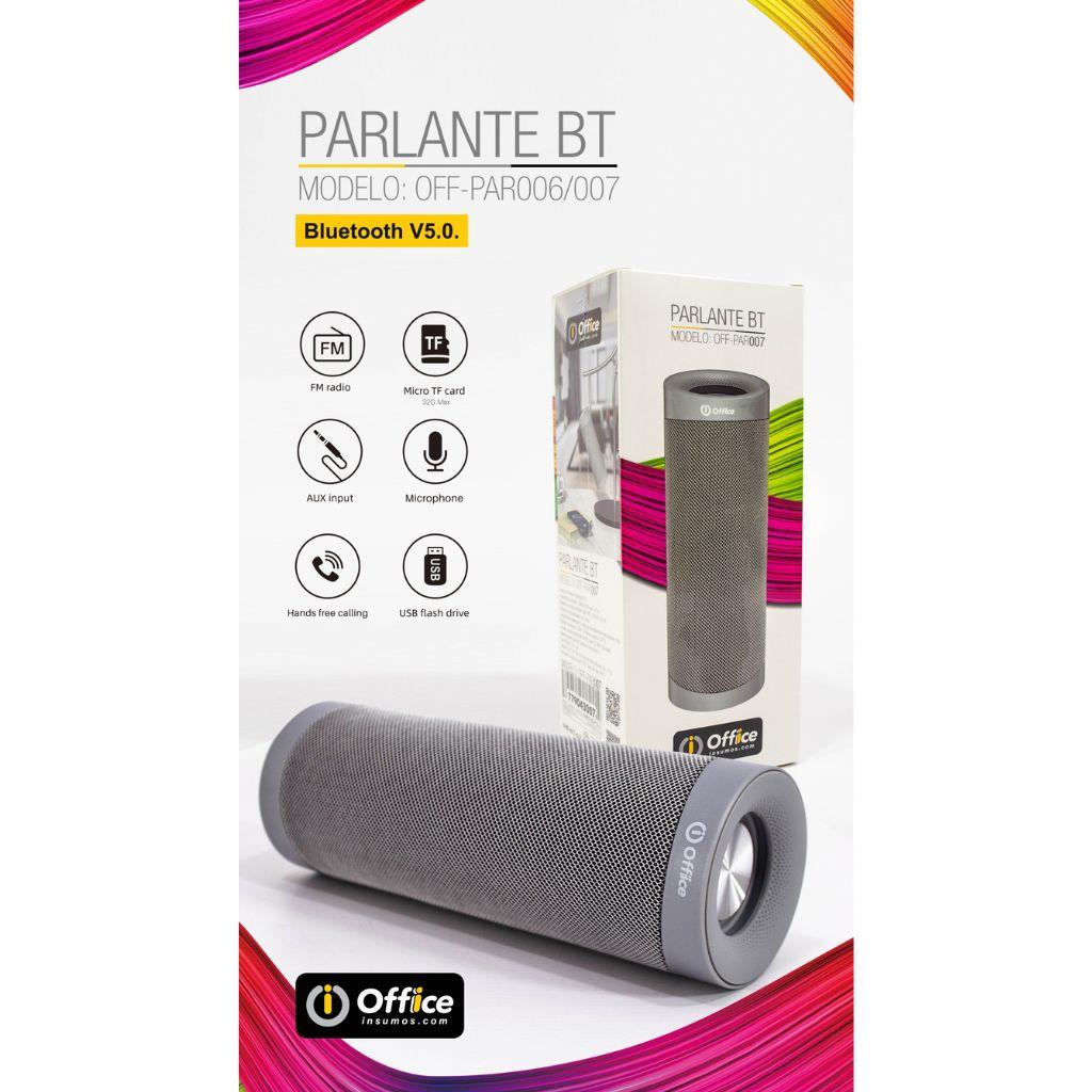 PARLANTES AUDIO BT ALIM BATERIA OFF-PAR007 GRIS