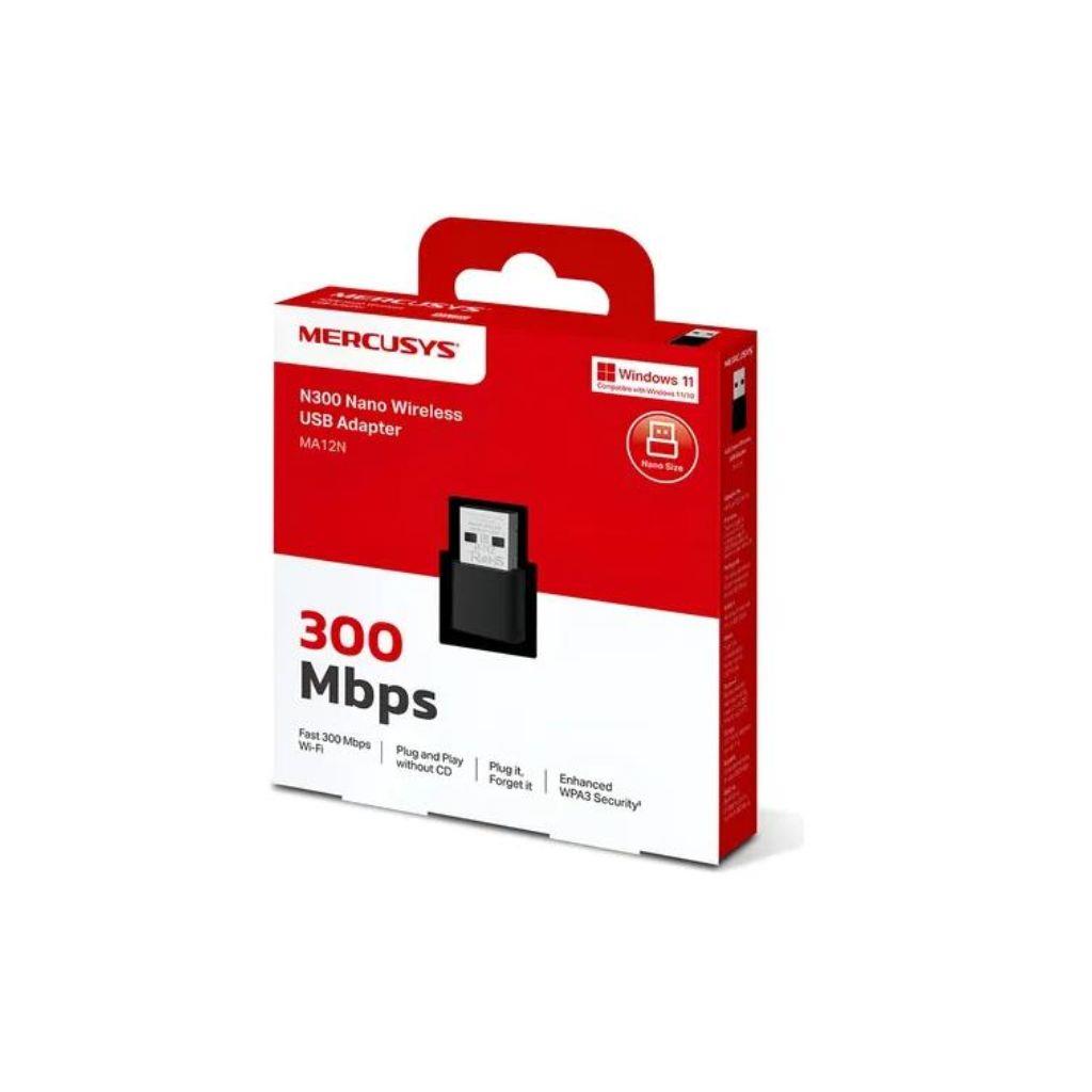 MERCUSYS WIFI USB NANO N300 MA12N