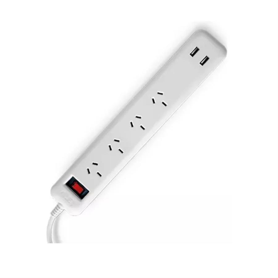 Zapatilla - 4 Tomas + 2 USB - H 2.1 AMP - TRV