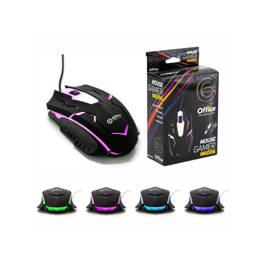 Mouse USB - Gamer - M600G - Retroiluminado - OFFICE