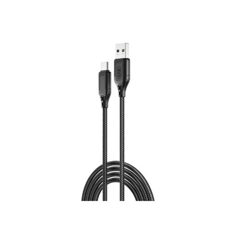CABLE USB 2.0 A TIPO C 1.00 MTS XO-NB235 ZEBRA NEGRO