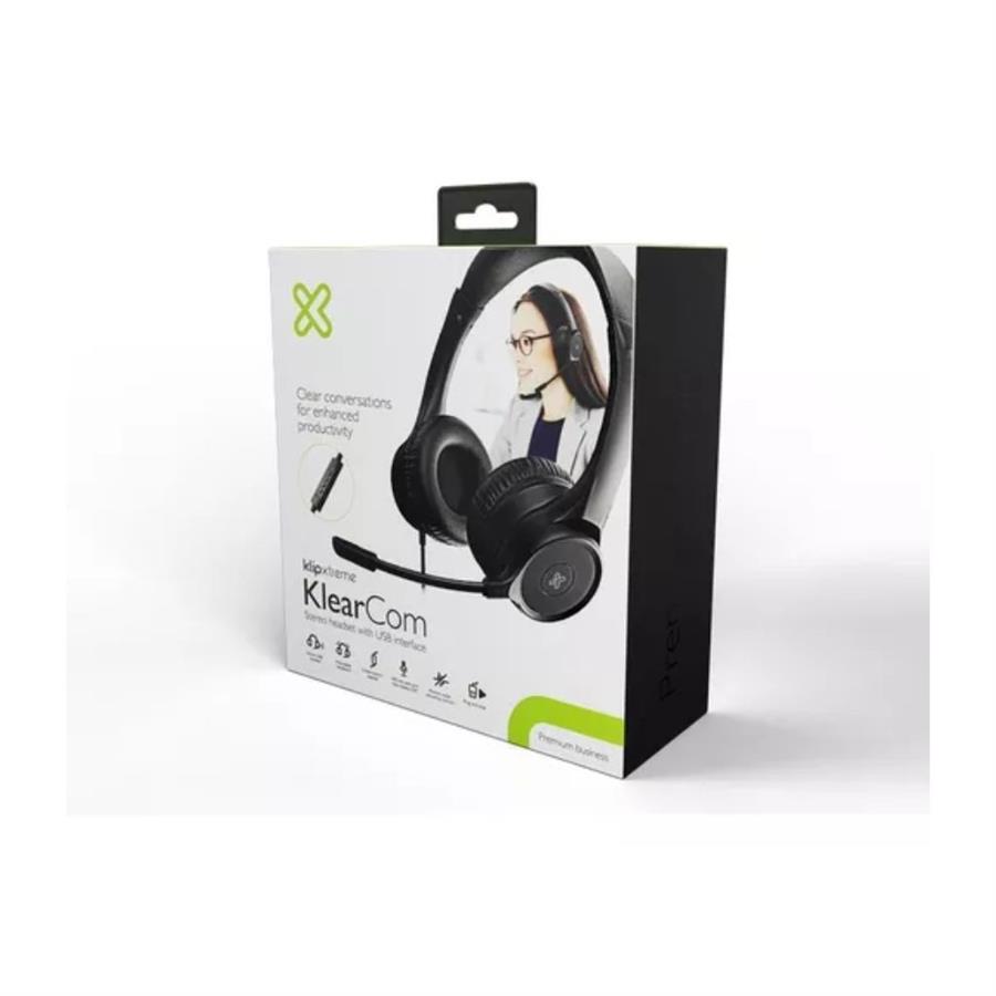 Auricular - HEADSET KLEARCOM ESTEREO - USB 2.0 - KLIPXTREME