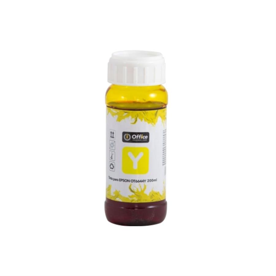Botella de Tinta P/EPSON - 200CC - AMARILLO - OT6644Y - OFFICE