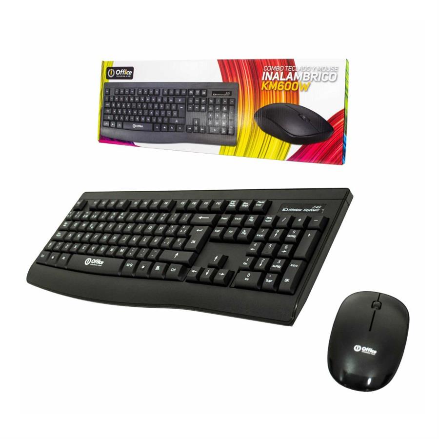 TECLADO + MOUSE WIRELESS OFF-KM600W OFFICE