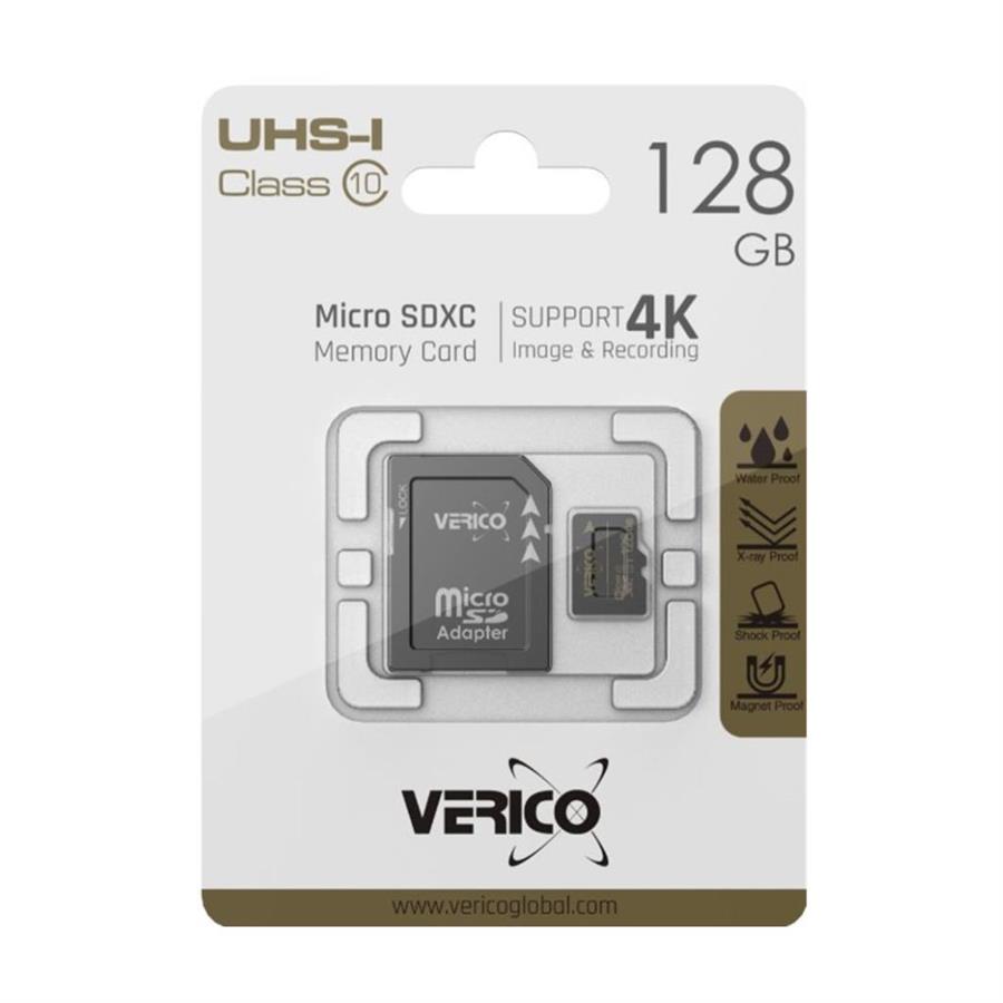 Memoria Micro SD - 128GB - VERICO UHS-I C/ADAPTER