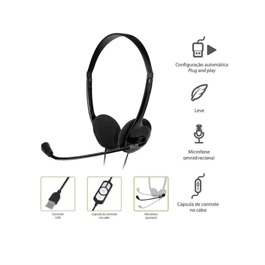 Auricular - HEADSET STEREO SEKUAL USB 2.0 - KLIPXTREME
