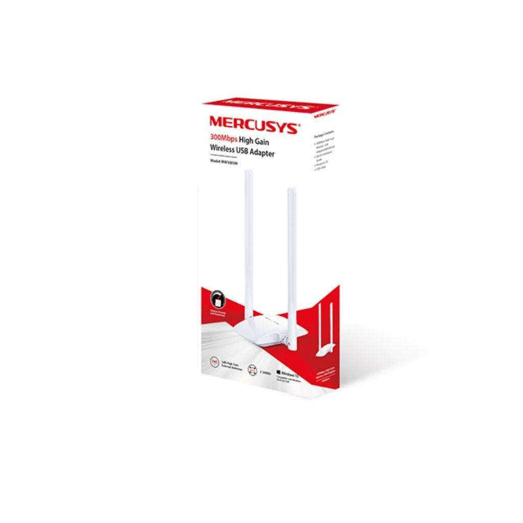 MERCUSYS WIFI USB MW300UH DOBLE ANTENA 5DBI MW300UH