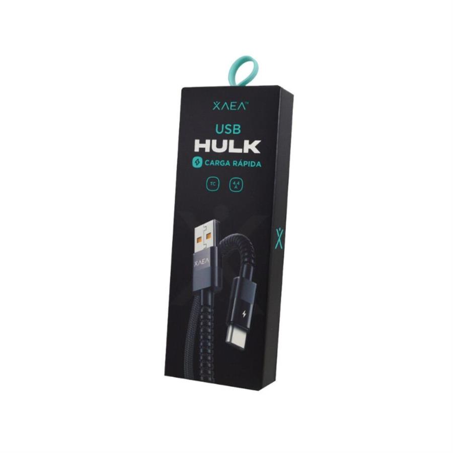CABLE USB MODX-089 HULK TIPO C – XAEA – NEGRO