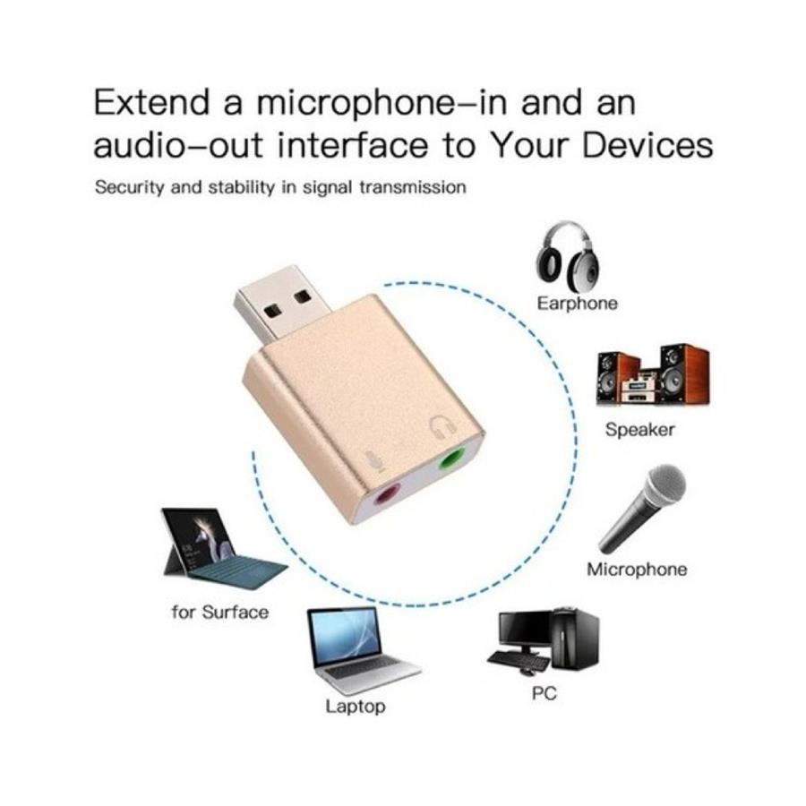 PLACA DE SONIDO USB 7.1 (HE-282) - NOGA NET